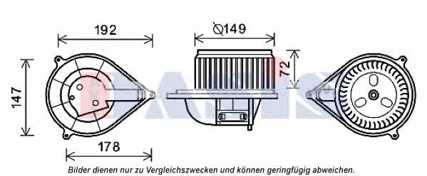 Dasis 088098N Fan assy - heater motor 088098N: Buy near me in Poland at 2407.PL - Good price!