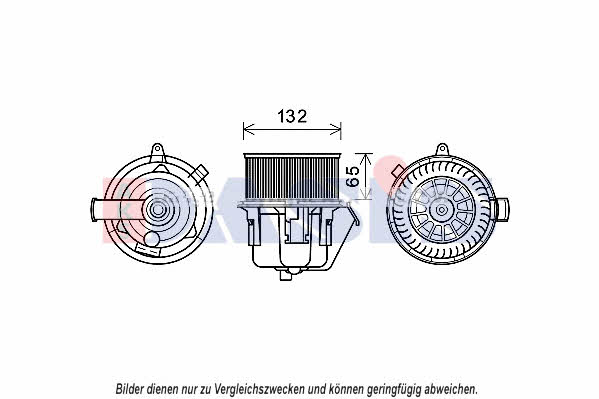 Dasis 068070N Fan assy - heater motor 068070N: Buy near me at 2407.PL in Poland at an Affordable price!