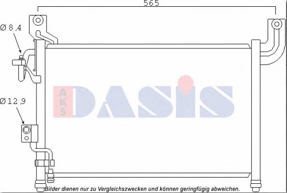 Dasis 092062N Радіатор кондиціонера (Конденсатор) 092062N: Приваблива ціна - Купити у Польщі на 2407.PL!