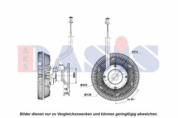 Dasis 278026N Visco-Kupplung komplett 278026N: Kaufen Sie zu einem guten Preis in Polen bei 2407.PL!