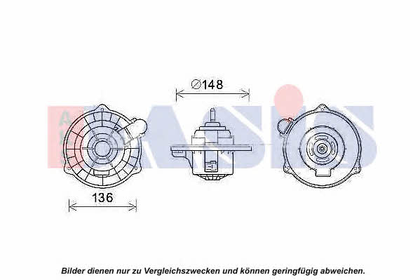 Dasis 870451N Cabin ventilation motor 870451N: Buy near me in Poland at 2407.PL - Good price!