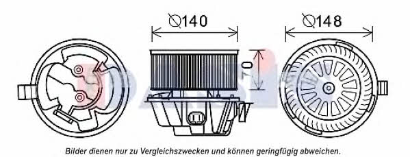 Dasis 188047N Fan assy - heater motor 188047N: Buy near me at 2407.PL in Poland at an Affordable price!
