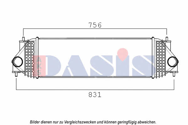 Dasis 327003N Intercooler, charger 327003N: Buy near me in Poland at 2407.PL - Good price!