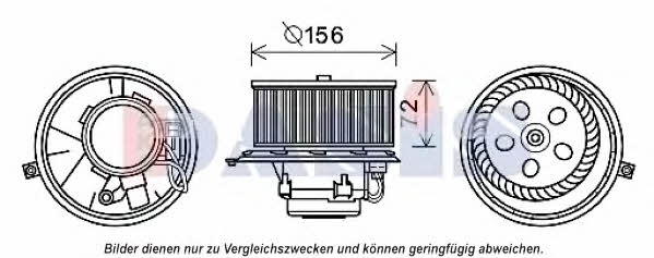 Dasis 188051N Fan assy - heater motor 188051N: Buy near me in Poland at 2407.PL - Good price!
