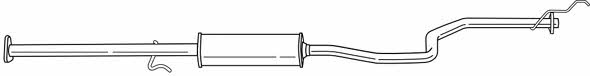 Dasis SG23428 Central silencer SG23428: Buy near me in Poland at 2407.PL - Good price!