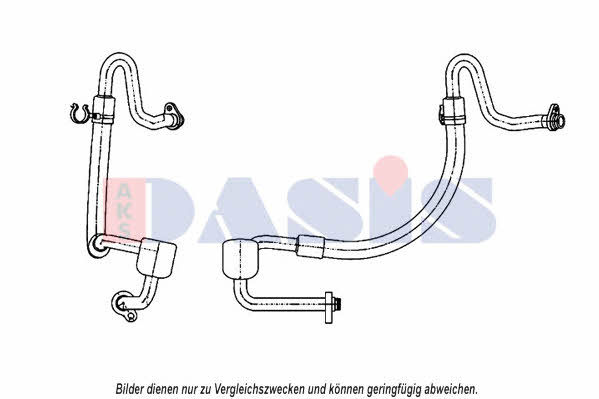 Dasis 885815N Coolant pipe 885815N: Buy near me in Poland at 2407.PL - Good price!