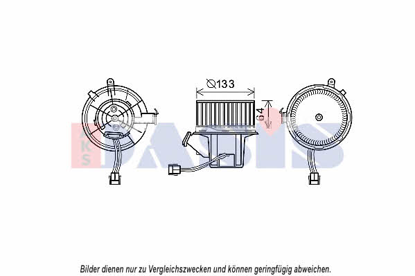Dasis 128179N Fan assy - heater motor 128179N: Buy near me at 2407.PL in Poland at an Affordable price!