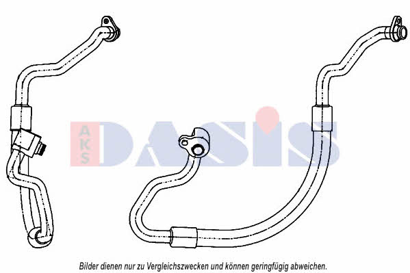 Dasis 885872N Coolant pipe 885872N: Buy near me in Poland at 2407.PL - Good price!