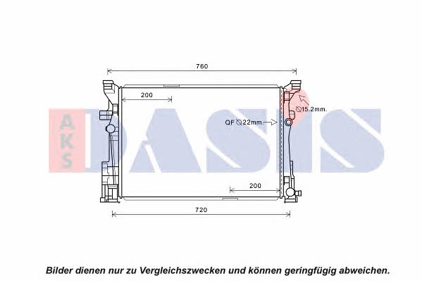 Dasis 120112N Kühler motorkühlung 120112N: Kaufen Sie zu einem guten Preis in Polen bei 2407.PL!