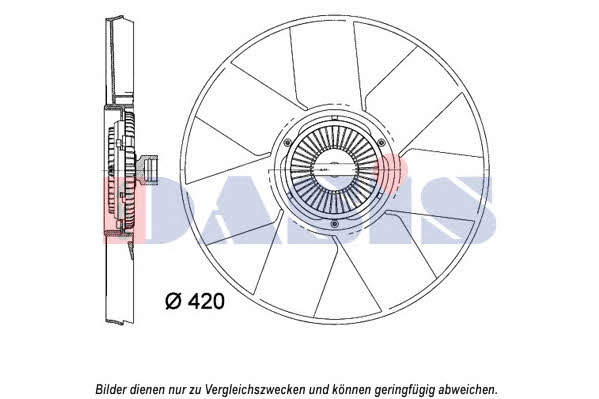 Dasis 158113N Hub, engine cooling fan wheel 158113N: Buy near me in Poland at 2407.PL - Good price!