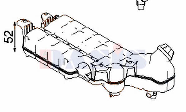 Dasis 263001N Бачок розширювальний 263001N: Приваблива ціна - Купити у Польщі на 2407.PL!