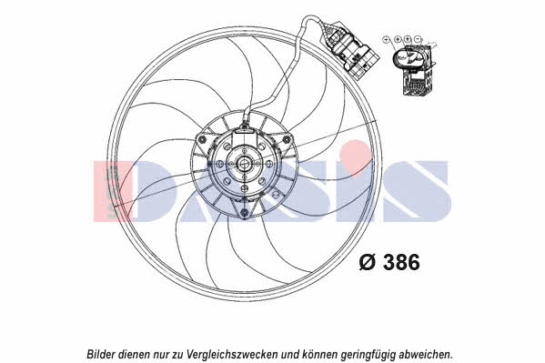 Dasis 158112N Hub, engine cooling fan wheel 158112N: Buy near me in Poland at 2407.PL - Good price!