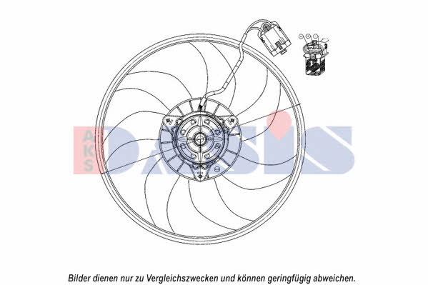Dasis 158111N Hub, engine cooling fan wheel 158111N: Buy near me in Poland at 2407.PL - Good price!