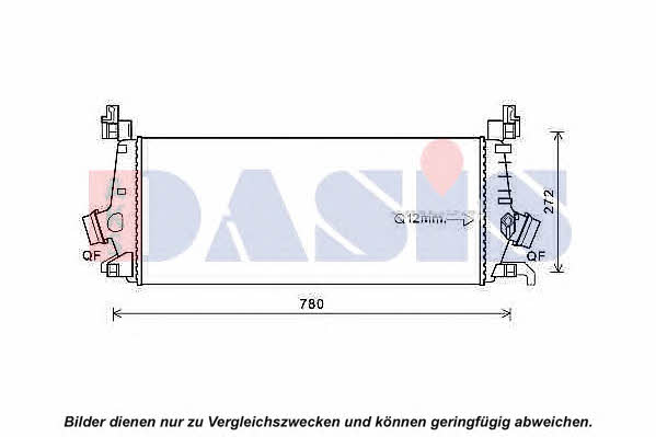 Dasis 157048N Intercooler, charger 157048N: Buy near me at 2407.PL in Poland at an Affordable price!
