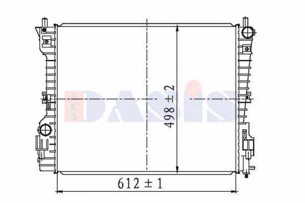 Dasis 520145N Chłodnica, układ chłodzenia silnika 520145N: Dobra cena w Polsce na 2407.PL - Kup Teraz!