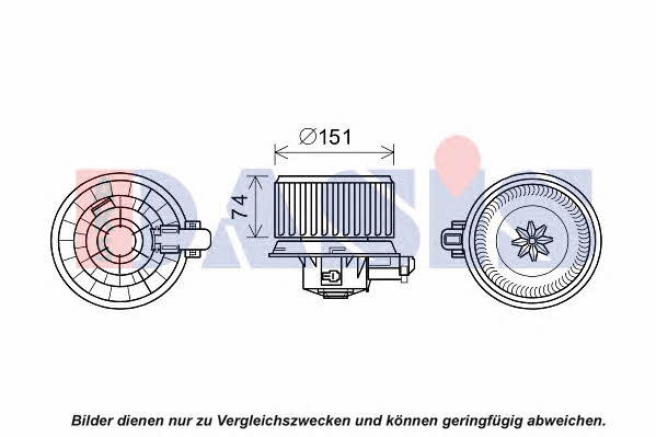 Dasis 518106N Fan assy - heater motor 518106N: Buy near me in Poland at 2407.PL - Good price!