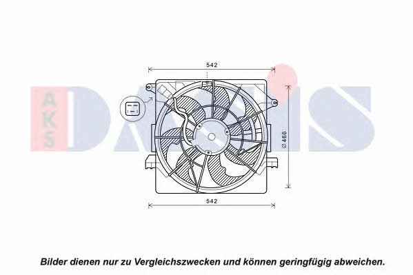 Dasis 518110N Вентилятор радіатора охолодження 518110N: Приваблива ціна - Купити у Польщі на 2407.PL!