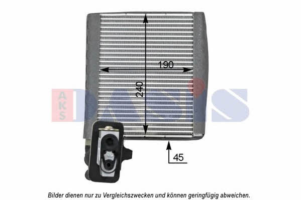 Dasis 820379N Air conditioner evaporator 820379N: Buy near me in Poland at 2407.PL - Good price!