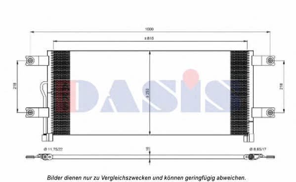 Dasis 132014N Радиатор кондиционера (Конденсатор) 132014N: Отличная цена - Купить в Польше на 2407.PL!