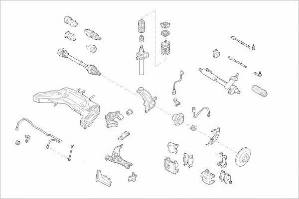  SKOD-15585-F Wheel suspension SKOD15585F: Buy near me in Poland at 2407.PL - Good price!