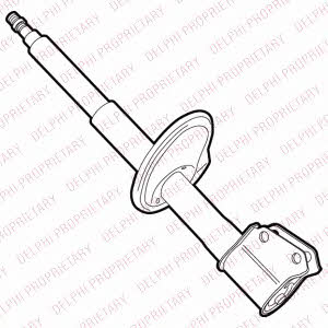 Delphi D2255419 Front oil shock absorber D2255419: Buy near me in Poland at 2407.PL - Good price!