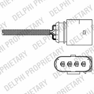 Delphi ES20270-12B1 Lambda sensor ES2027012B1: Buy near me in Poland at 2407.PL - Good price!