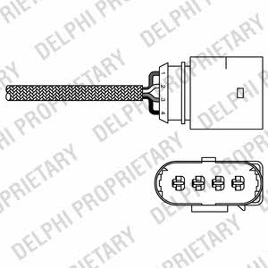 Delphi ES20271-12B1 Lambda sensor ES2027112B1: Buy near me in Poland at 2407.PL - Good price!
