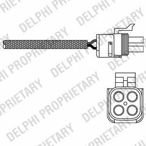 Delphi ES20273-12B1 Lambda sensor ES2027312B1: Buy near me in Poland at 2407.PL - Good price!