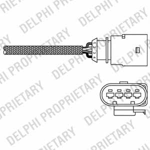 Delphi ES20289-12B1 Lambda sensor ES2028912B1: Buy near me in Poland at 2407.PL - Good price!
