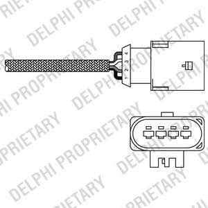 Delphi ES20303-12B1 Lambda sensor ES2030312B1: Buy near me at 2407.PL in Poland at an Affordable price!