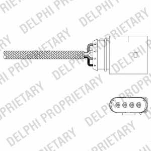 Delphi ES20338-12B1 Lambda sensor ES2033812B1: Buy near me in Poland at 2407.PL - Good price!