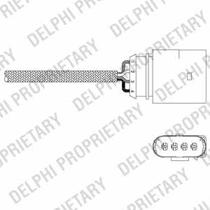 Delphi ES20342-12B1 Датчик кислородный / Лямбда-зонд ES2034212B1: Купить в Польше - Отличная цена на 2407.PL!