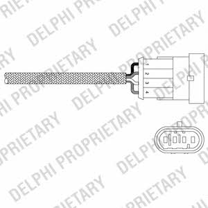 Delphi ES20344-12B1 Датчик кислородный / Лямбда-зонд ES2034412B1: Отличная цена - Купить в Польше на 2407.PL!
