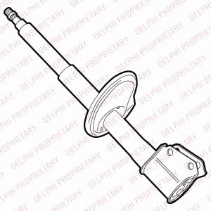 Delphi D2255891 Front oil shock absorber D2255891: Buy near me in Poland at 2407.PL - Good price!