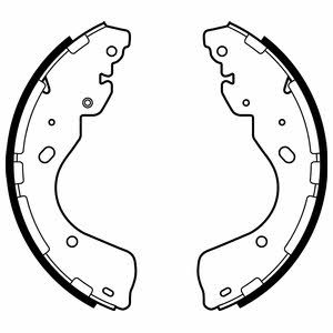 Delphi LS2080 Brake shoe set LS2080: Buy near me at 2407.PL in Poland at an Affordable price!