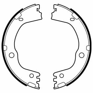 Delphi LS2081 Parking brake shoes LS2081: Buy near me at 2407.PL in Poland at an Affordable price!