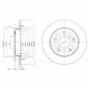 Delphi BG4025 Tarcza hamulcowa tylna, niewentylowana BG4025: Dobra cena w Polsce na 2407.PL - Kup Teraz!