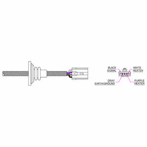 Delphi ES20076 Lambda sensor ES20076: Buy near me in Poland at 2407.PL - Good price!