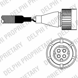 Delphi ES10254-12B1 Lambda sensor ES1025412B1: Buy near me in Poland at 2407.PL - Good price!