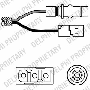 Delphi ES10276-12B1 Lambda sensor ES1027612B1: Buy near me in Poland at 2407.PL - Good price!