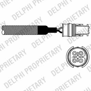 Delphi ES10581-12B1 Lambda sensor ES1058112B1: Buy near me in Poland at 2407.PL - Good price!