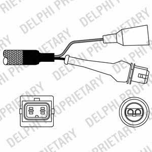 Delphi ES10957-12B1 Lambda sensor ES1095712B1: Buy near me in Poland at 2407.PL - Good price!