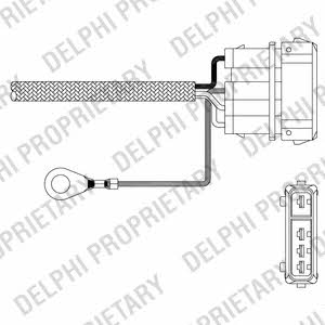 Delphi ES11010-12B1 Lambda sensor ES1101012B1: Buy near me in Poland at 2407.PL - Good price!