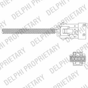 Delphi ES11035-12B1 Lambda sensor ES1103512B1: Buy near me in Poland at 2407.PL - Good price!