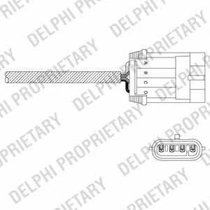 Delphi ES11052-12B1 Датчик кисневий / Лямбда-зонд ES1105212B1: Купити у Польщі - Добра ціна на 2407.PL!