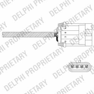 Delphi ES11056-12B1 Датчик кислородный / Лямбда-зонд ES1105612B1: Отличная цена - Купить в Польше на 2407.PL!