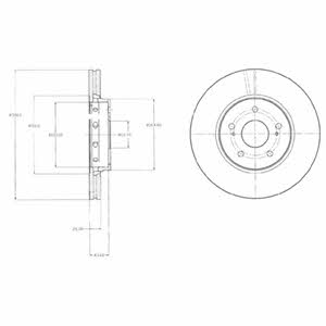 Delphi BG4342 Tarcza hamulcowa BG4342: Dobra cena w Polsce na 2407.PL - Kup Teraz!