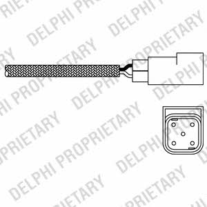 Delphi ES20252-12B1 Lambda sensor ES2025212B1: Buy near me in Poland at 2407.PL - Good price!
