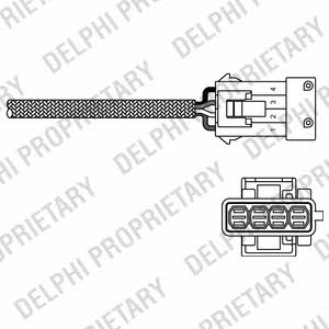 Delphi ES20309-12B1 Lambda sensor ES2030912B1: Buy near me in Poland at 2407.PL - Good price!