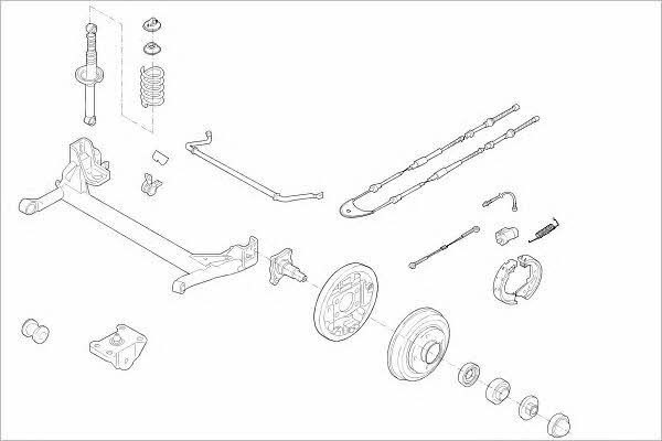  FORD-08304-R Radaufhängung FORD08304R: Kaufen Sie zu einem guten Preis in Polen bei 2407.PL!